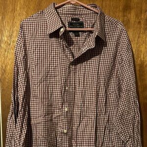 Men’s Jos A Bank Reserve Tailored Fit Long Sleeve Button Down Shirt Size 3X